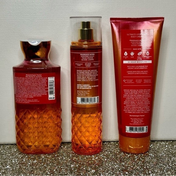 Bath and Body Works Fiji Sunshine Tropical Body Care Gift Set NWT - Picture 3 of 4